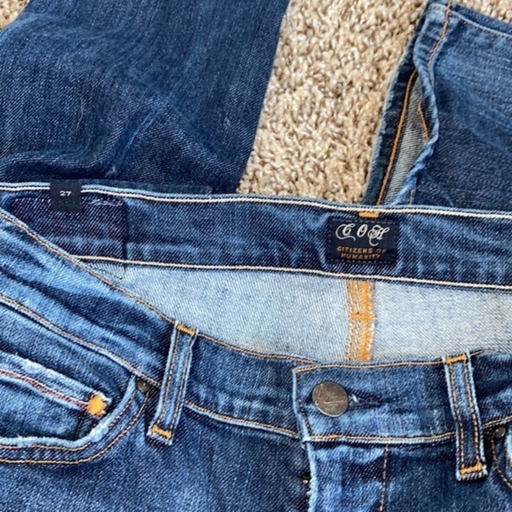Citizens of humanity womens Ava low‎ rise straight jeans size 4 - Picture 7 of 11